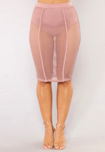 Load image into Gallery viewer, Not Much To Hide Mesh Skirt-Mauve

