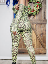 Load image into Gallery viewer, Slim Leopard Jumpsuit
